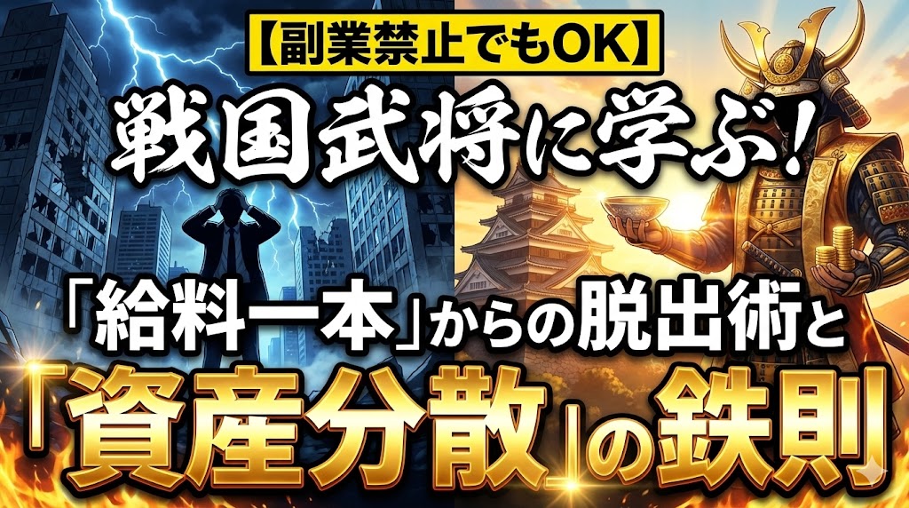 副業禁止でも資産は作れる！戦国武将に学ぶ「給料一本」からの脱出術