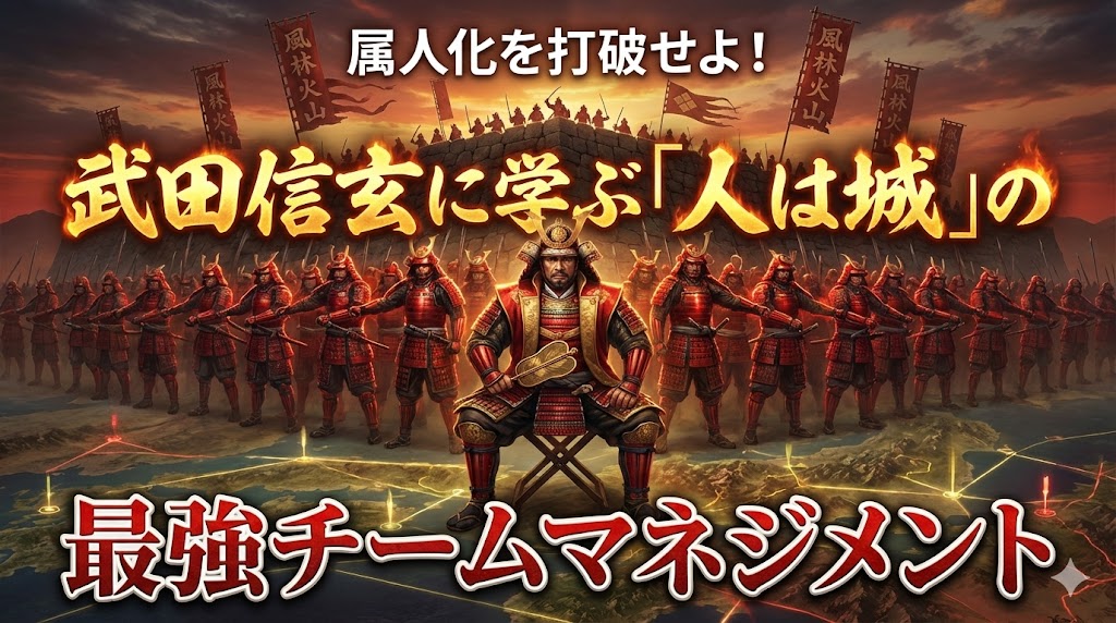 属人化を打破せよ！武田信玄に学ぶ「人は城」の最強チームマネジメント