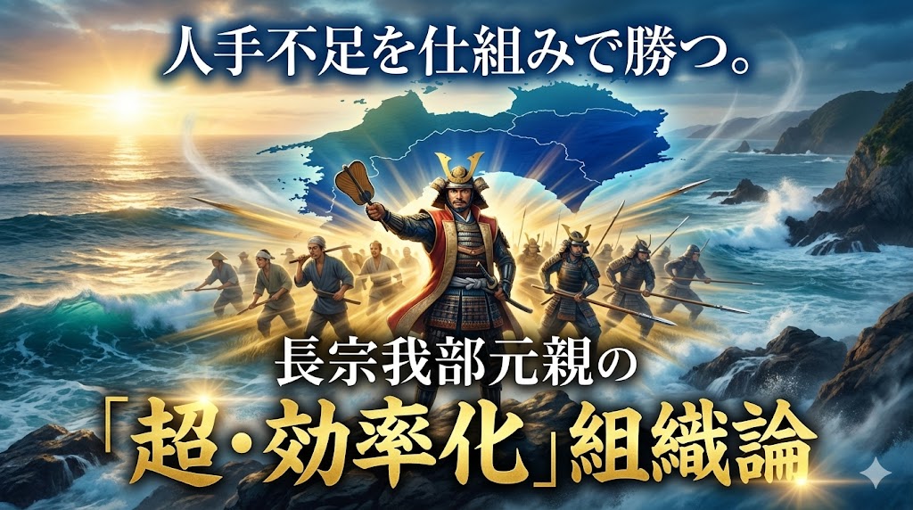 人手不足を仕組みで勝つ。長宗我部元親の「超・効率化」組織論