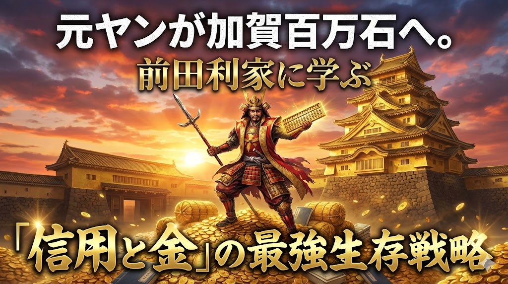 元ヤンが加賀百万石へ。前田利家に学ぶ「信用と金」の最強生存戦略