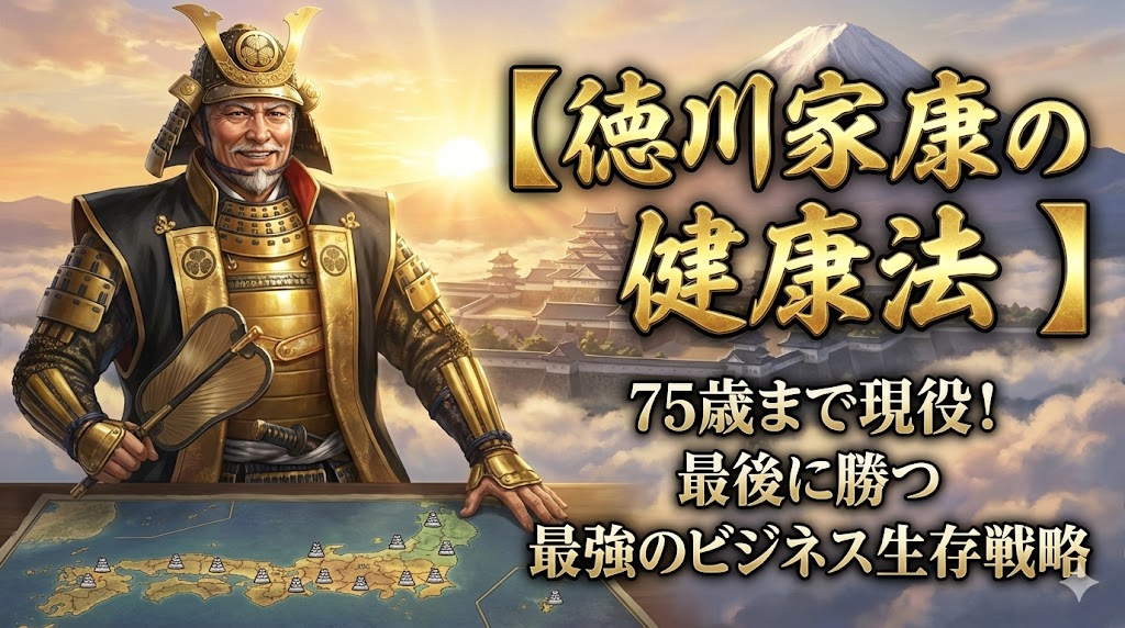 【徳川家康の健康法】75歳まで現役！最後に勝つ最強のビジネス生存戦略
