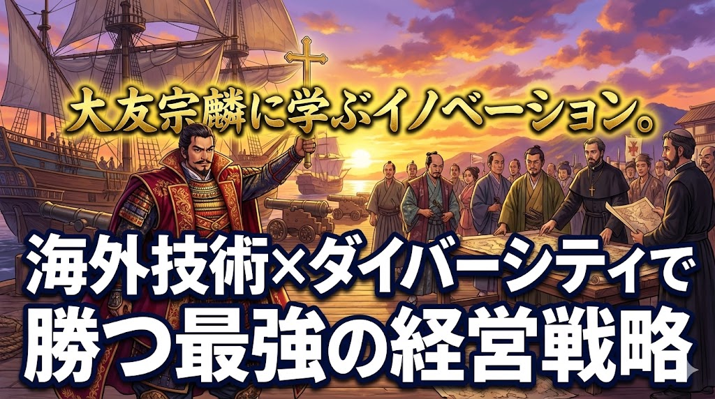 大友宗麟に学ぶイノベーション。海外技術×ダイバーシティで勝つ最強の経営戦略