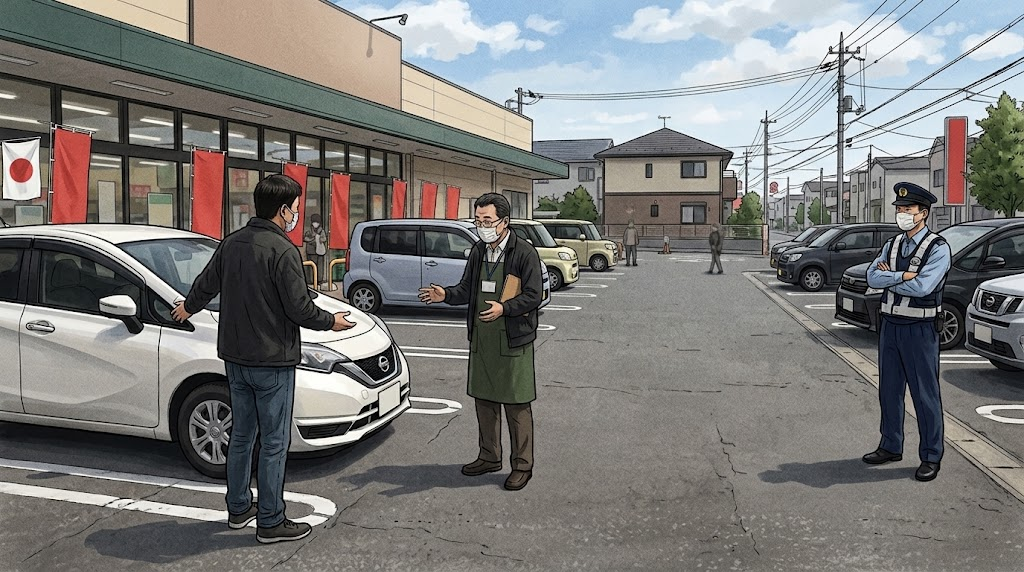 【何があった？】きまぐれクック無断駐車4日間と持ち主の説明