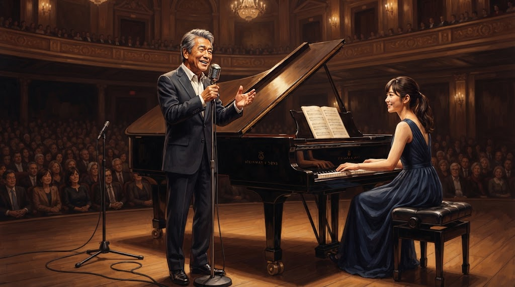 野口五郎の娘・文音は何者?ピアニストとしての経歴と紅白共演